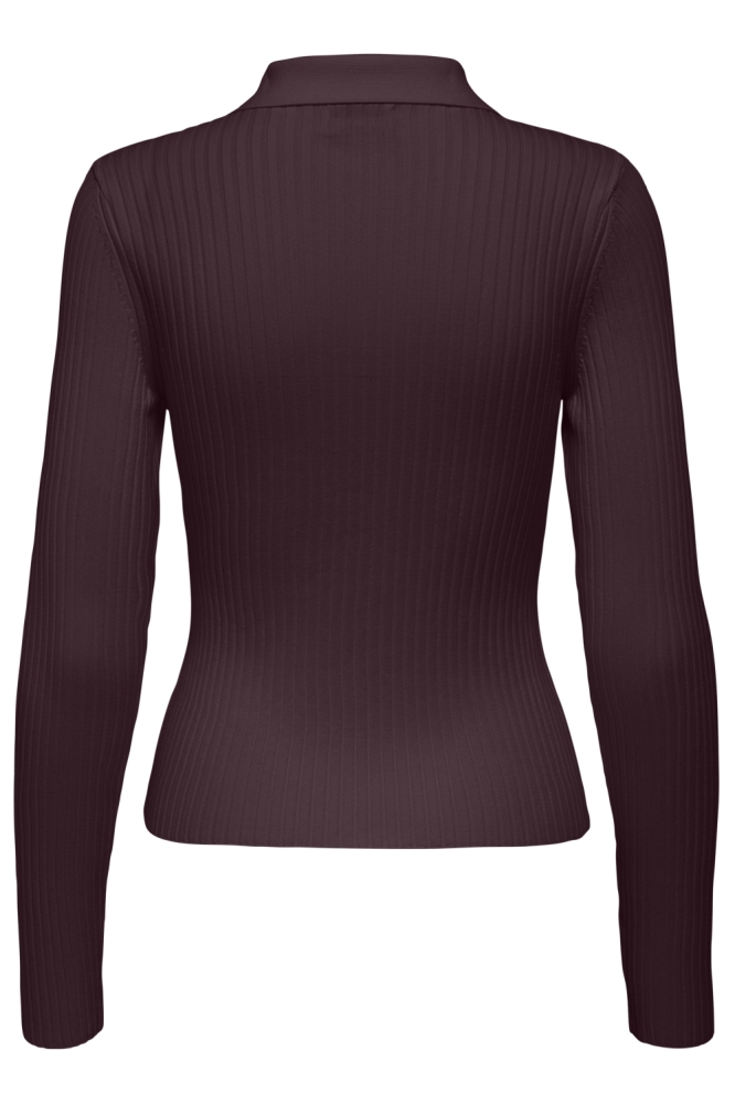 ONLELISA L/S RIB POLO RP KNT 15355354 WINETASTING